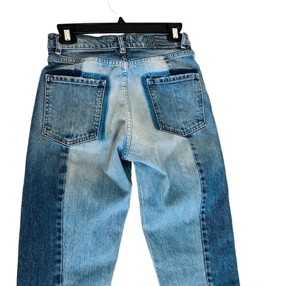 Revice Denim Lolita Two Tone Distressed Hem Jeans Womens Size 28 - Picture 10 of 14